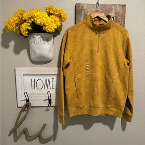 VRST Sweater Sweatshirt Mens 1/4 Zip Pullover Heather Recharge Lunar  Sz S